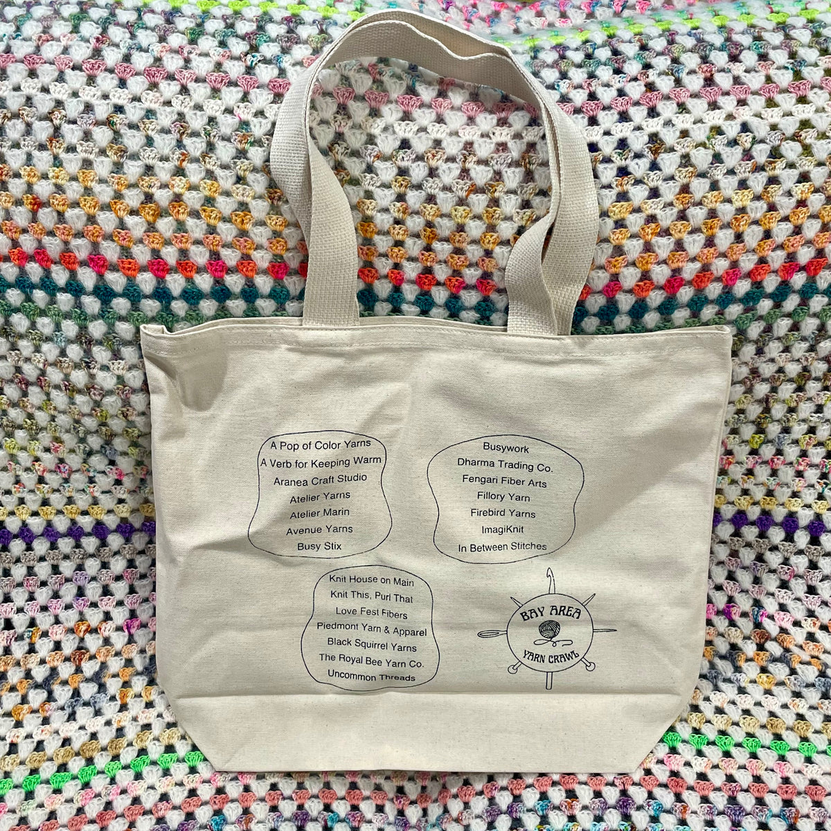 2024 Bay Area Yarn Crawl Tote Bag – Firebird Yarns