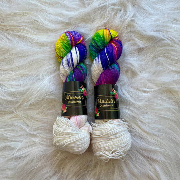 Mitchell's Creations Lagniappe Sock in Clearly Unicorn