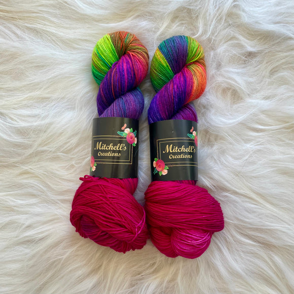 Mitchell's Creations Lagniappe Sock in Shameless Unicorn