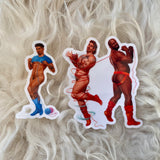 Pin-up Sticker 4 Pack