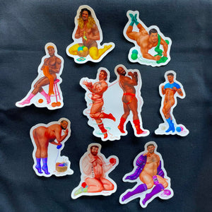 Pin-up Sticker 4 Pack