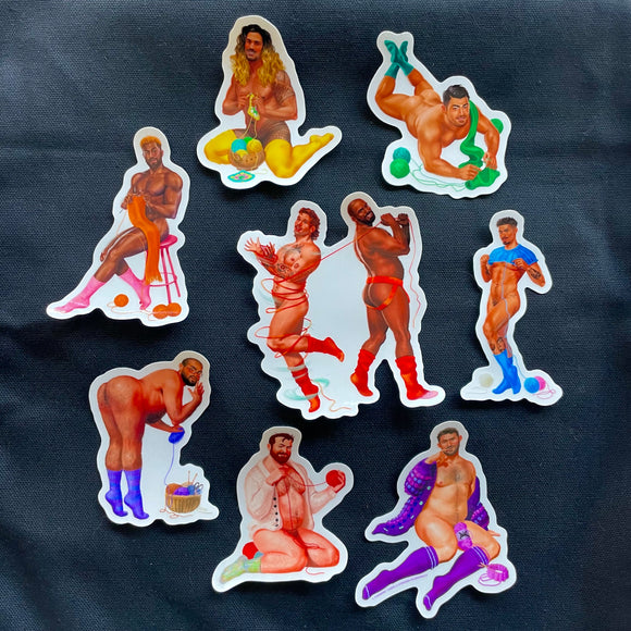 Pin-up Sticker 4 Pack