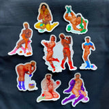 Pin-up Sticker 4 Pack